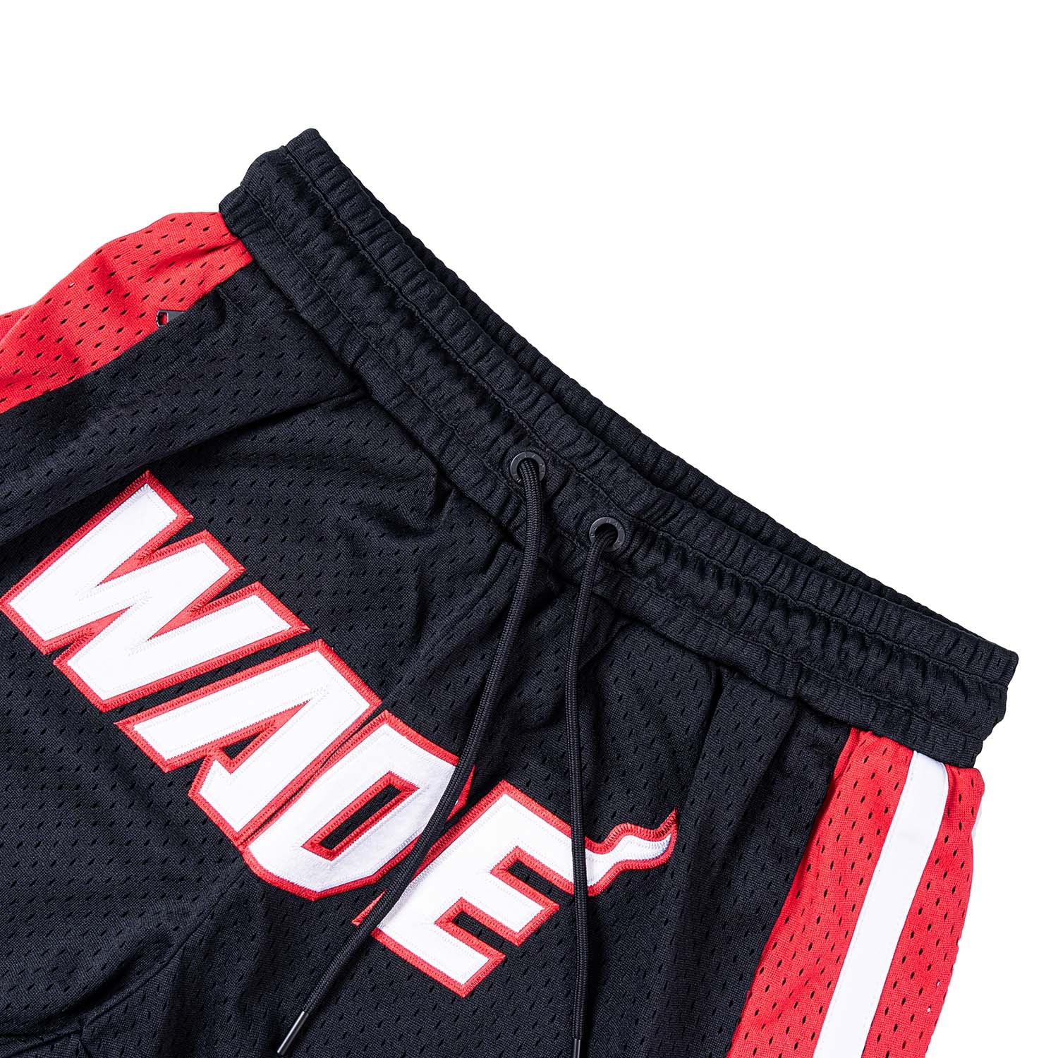 Wade Basketball Training Shorts in Black/Red - Mesh Comfort | Way