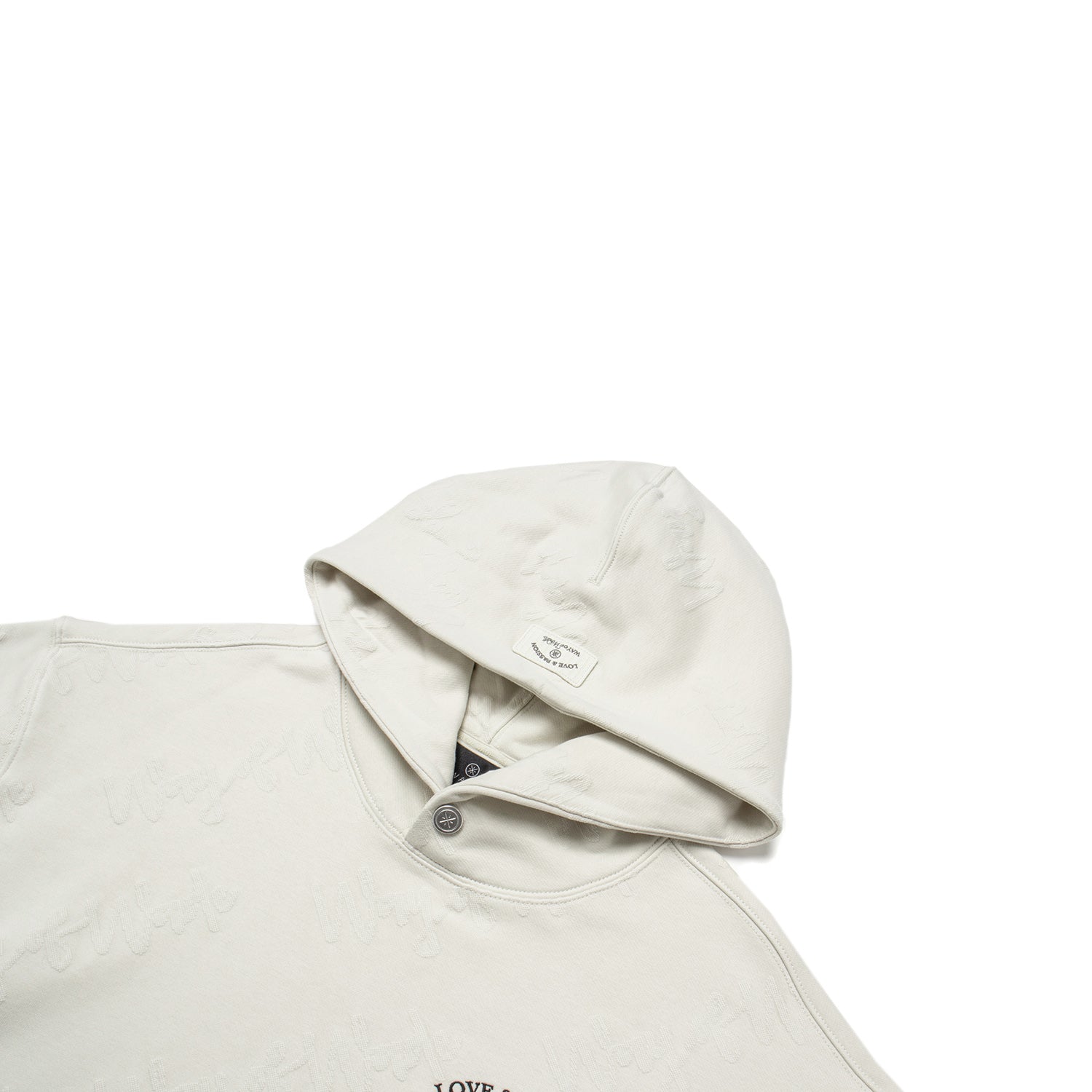 Satin Bag Magnet Hoodie – White – Bag Magnet Clothing
