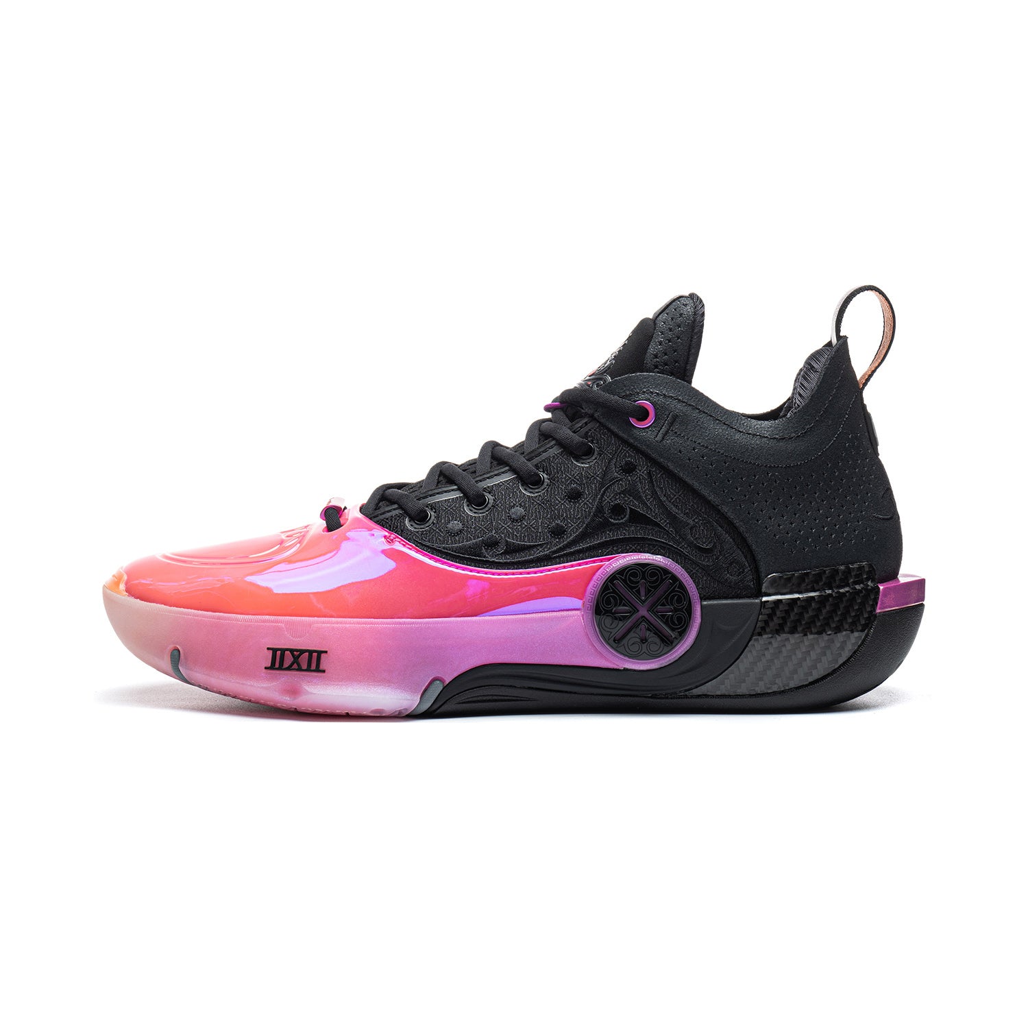 Li-Ning Way of Wade 12 LUX Sunrise standard side profile facing left