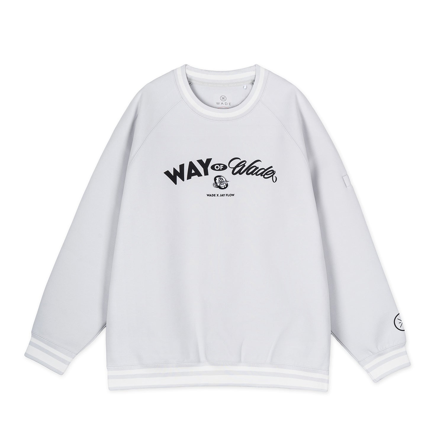 Wade x Jay Flow Graphic Sweatshirt in Light Gray | Way of Wade