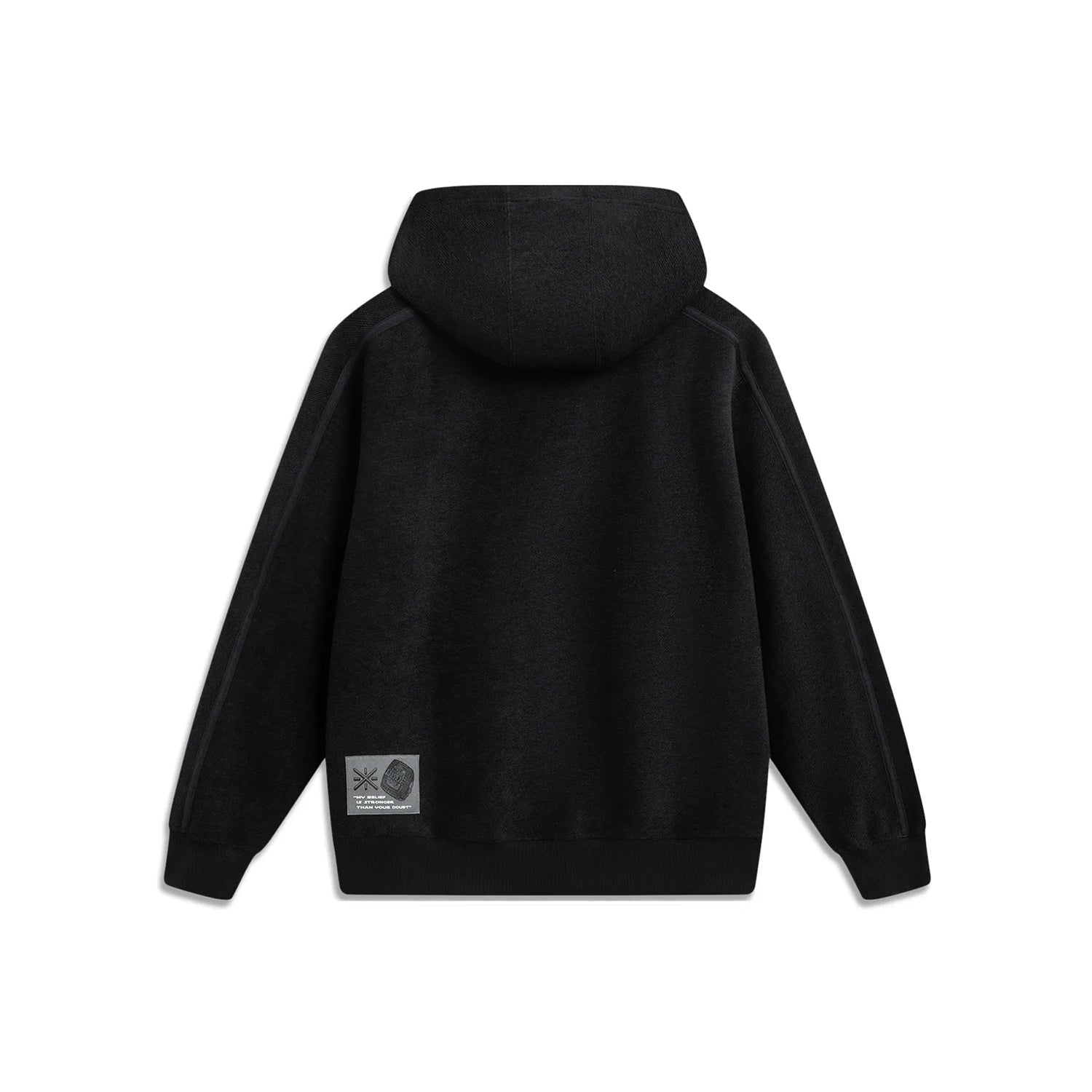 Wade Essential Fleece Hoodie in Black - Relaxed Fit | Way of Wade