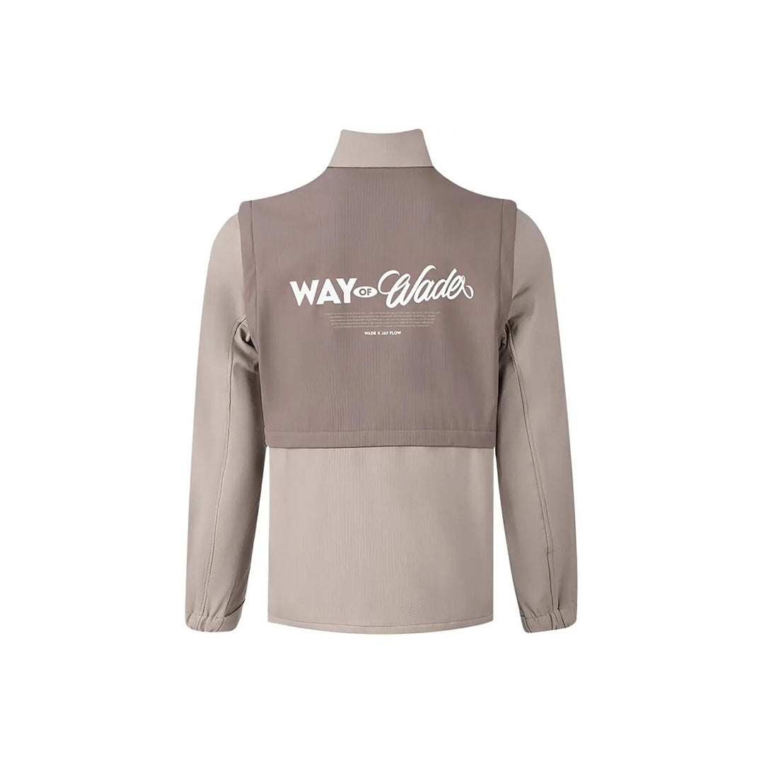 Wade x Jay Flow Track Jacket in Light Gray | Way of Wade
