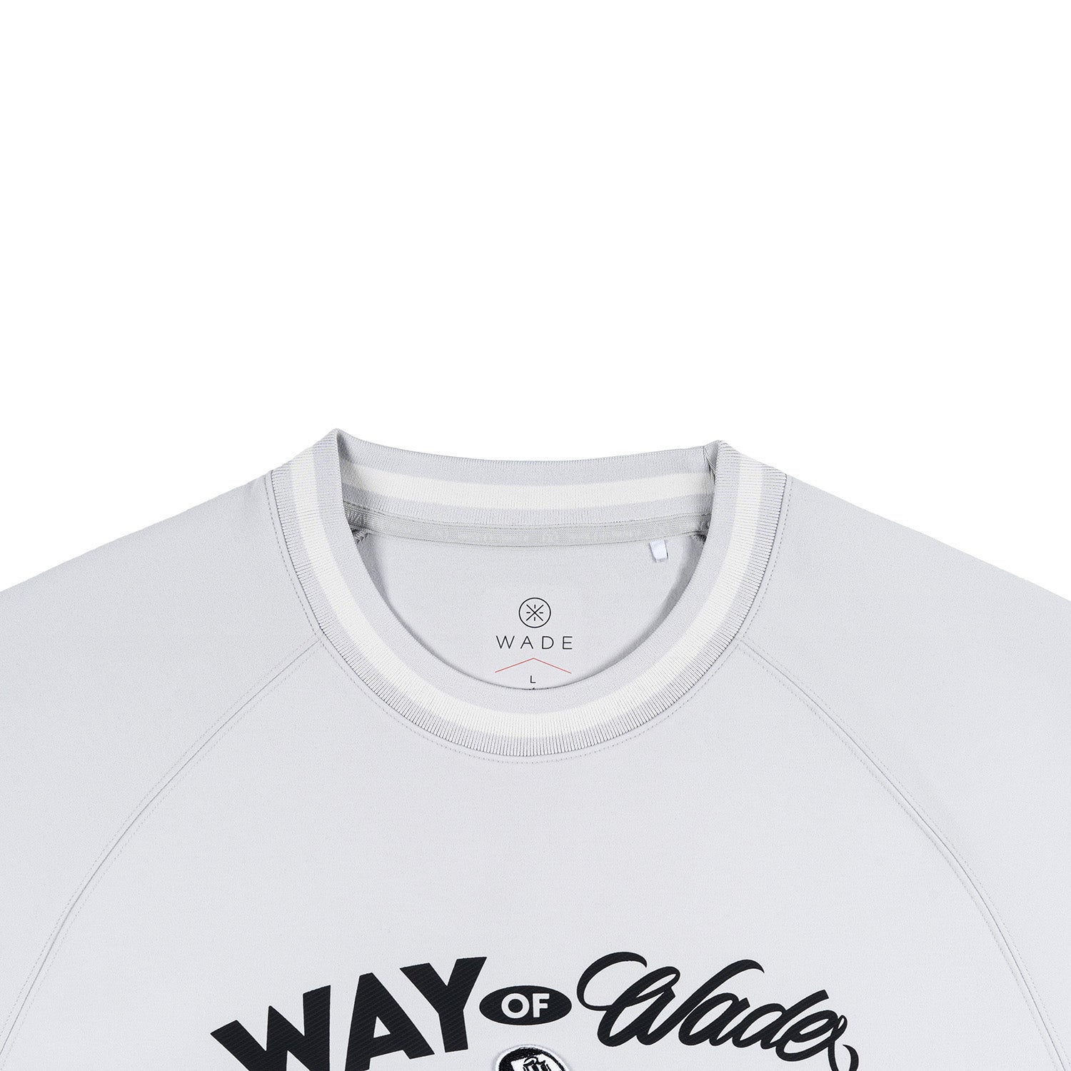 わでわで Wade x Jay Flow Graphic Sweatshirt in Light Gray | Way of Wade
