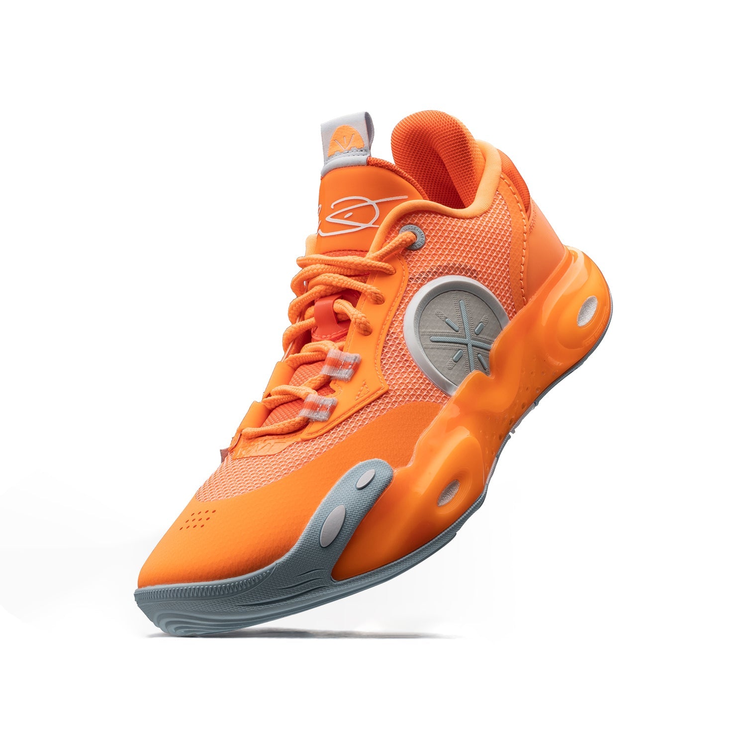 Orange basketball sneakers hotsell