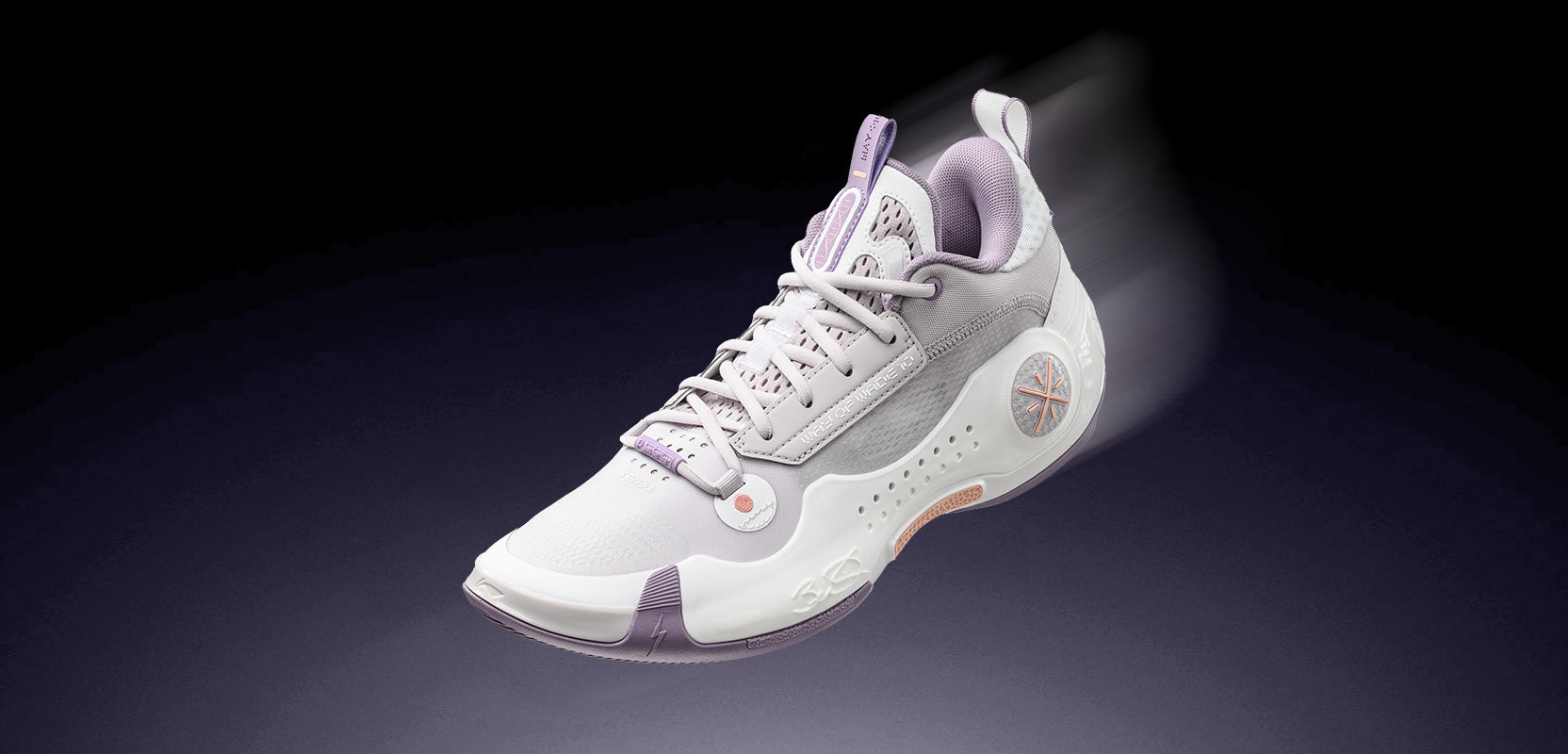 n*y様 Way of wade 10 low 28cm LiNing Way of Wade 10 Low 'Grey Pink'