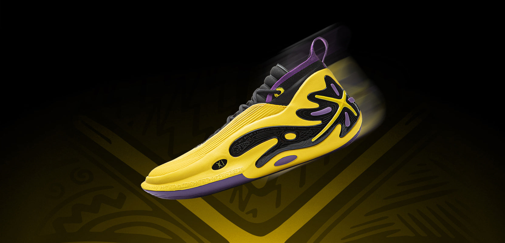Li Ning Way of Wade 11 - Los Angeles Lakers Home